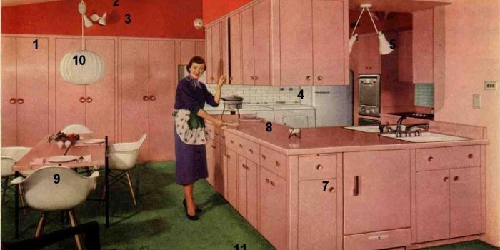 1254x876 Inspiration Vintage Kitchens 50s Design Style That Will Melt Your