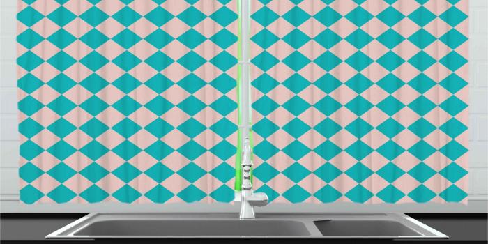 2047x2100 East Urban Home Retro 50S 60S Inspired Kitchen Tiles in Diamond