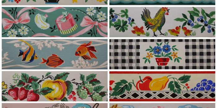 1600x1200 Rosie's Vintage Wallpaper Trimz Borders for sale | Vintage