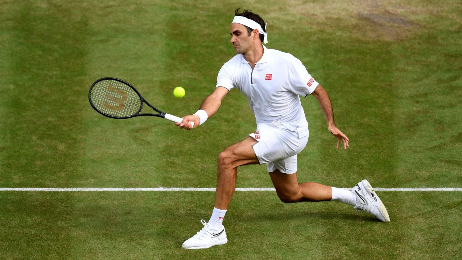 1920x1080 Wimbledon 2019: Roger Federer makes history with 100th win