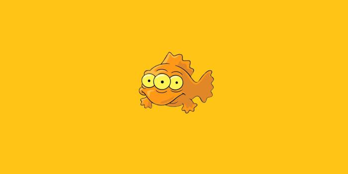1920x1200 Fish Three Eyes Orange Minimalism Funny #6954200