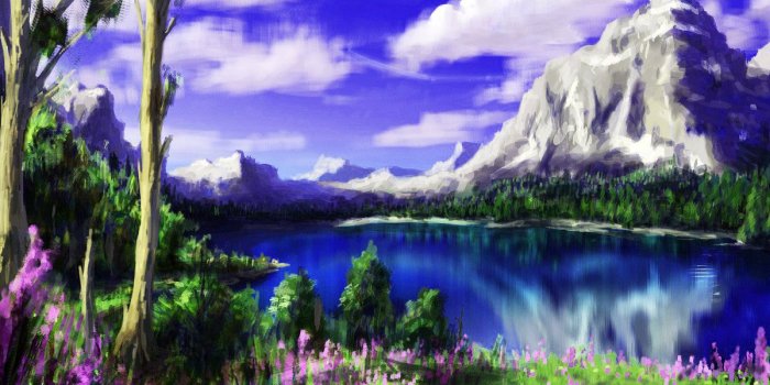 1200x800 Nature Painting Wallpaper Nature Wallpaper, Nature Wall Art Canvas