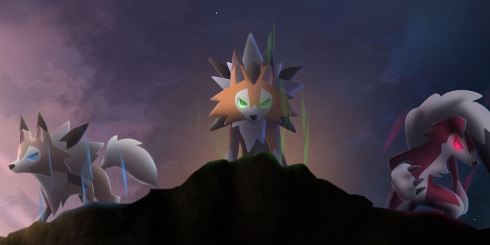 4653x2152 Lycanroc Wallpapers