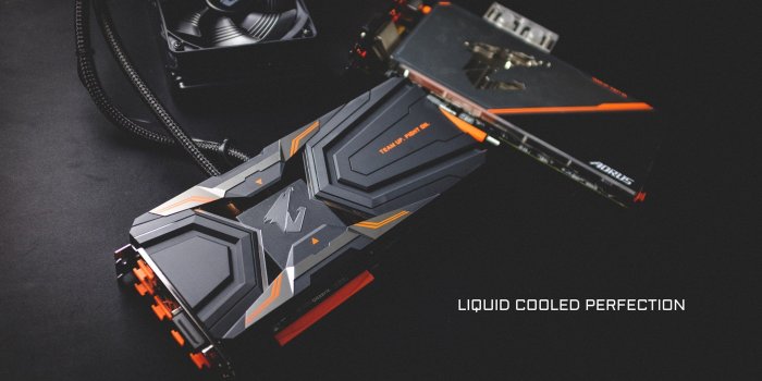 2048x1152 Two Liquid Cooled AORUS GeForce® GTX 1080 Ti Graphics Cards
