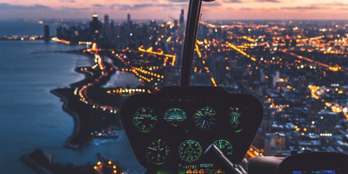 2560x1600 Wallpaper of Control Panel, Helicopter, Pilot, Night City