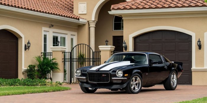 1244x700 1973 CHEVROLET CAMARO Z28 RESTO MOD cars coupe black wallpaper