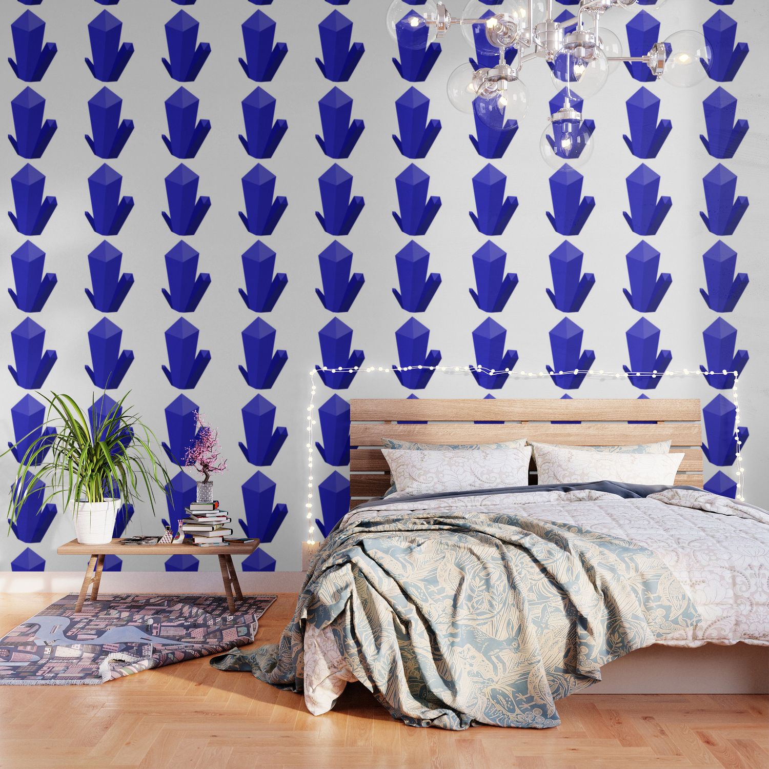 1500x1500 Beautiful Blue Gems Wallpaper by azzillydaisilly | Society6