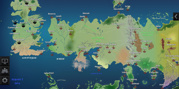 1920x1080 Game Of Thrones Map Wallpapers