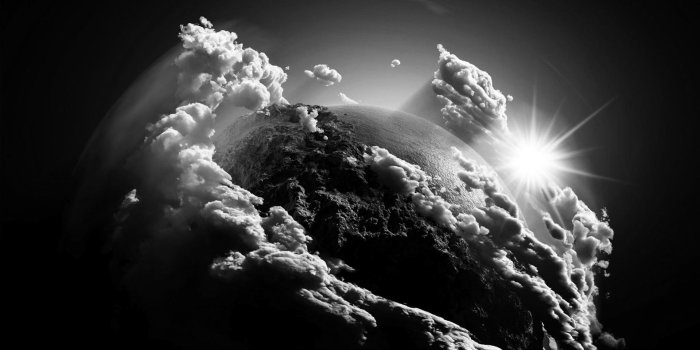1920x1080 Free download gray amazing earth water land clouds abstract 3d hd