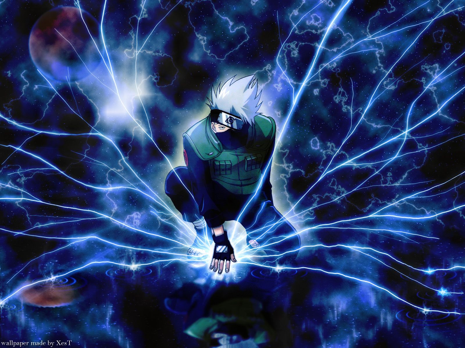 1600x1200 Naruto Wallpaper: Kakashi-Chidori - Minitokyo