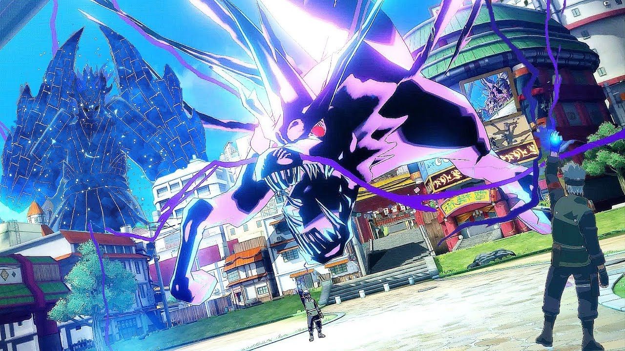 1280x720 Kakashi Unleashes Purple Lightning Kirin vs Uchiha Clan - Naruto