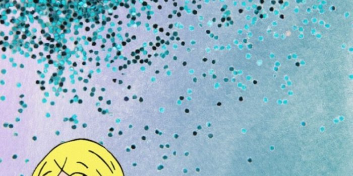 750x1334 Lizzie McGuire wallpaper #lizziemcguire #cartoon #blue #glitter