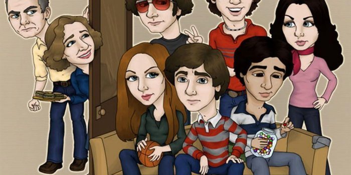 1024x768 Images For > That 70s Show Wallpaper - 70s Show Character Cartoon