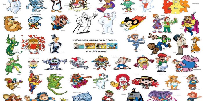 1024x768 Free download Retro Cartoon Characters Wallpapers 1024x768 Pixel