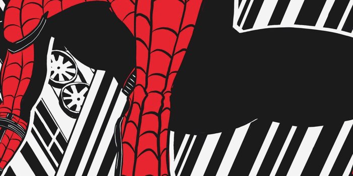 1125x2436 bf30-spiderman-hero-painting-marvel-art-black-wallpaper