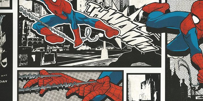 1500x911 York Wallcoverings Disney Kids III Marvel Ultimate Spiderman Comic