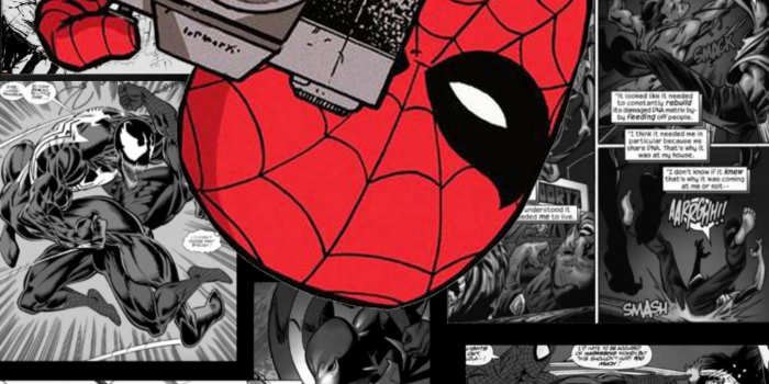 1440x3040 Spider-Man with Camera [Black & White] Galaxy S10 Hole-Punch Wallpaper