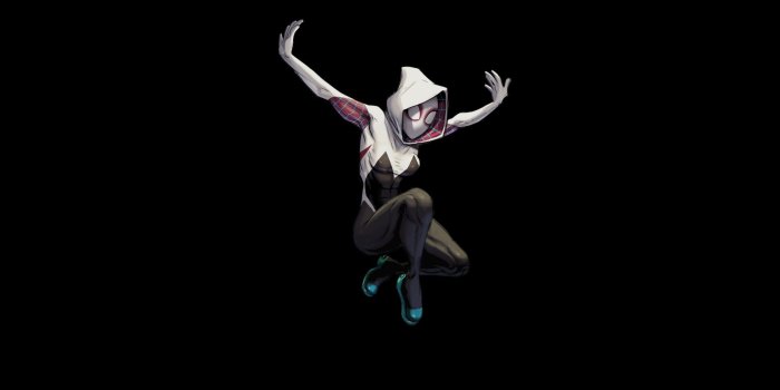 1920x1080 1920x1080 Gwen Stacy In Spider Man Into The Spider Verse Artwork