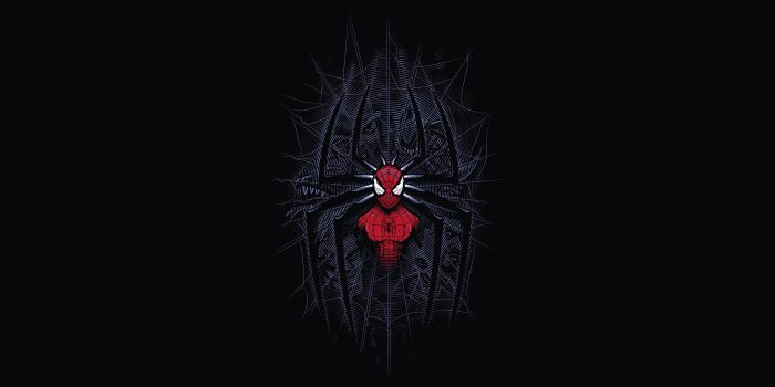 3840x2160 Spider-Man minimalist HD wallpaper download
