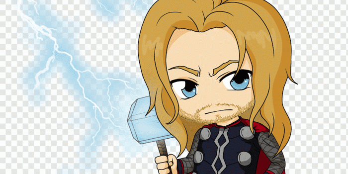 920x1097 Marvel Thor illustration, Thor Loki Hulk Chibi Drawing, AVANGERS
