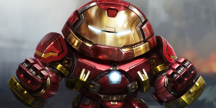 3840x2160 Wallpaper 4k Chibi Hulkbuster 4k-wallpapers, artwork wallpapers