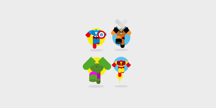 1920x1080 chibi avengers – captain america, wolverine, hulk, captain america