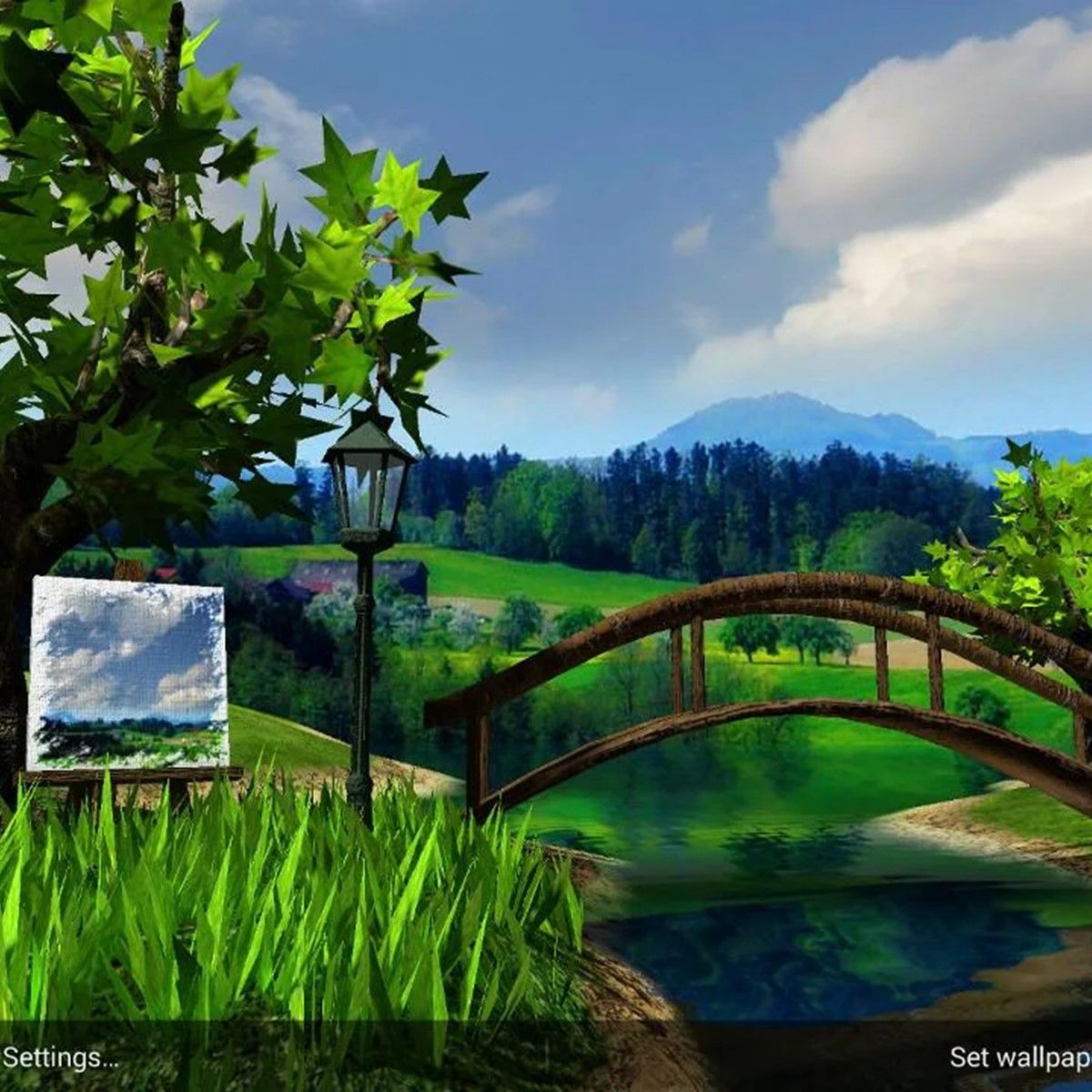 1200x1200 Parallax Nature Summer Day 3D Gyro Wallpaper Alternatives and