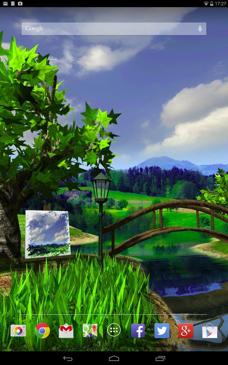 800x1280 Parallax Nature: Summer Day 3D Gyro Wallpaper for Android - APK