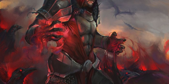 2560x1080 2560x1080 Sorcerer Man Magic In Armour & Hood 2560x1080 Resolution