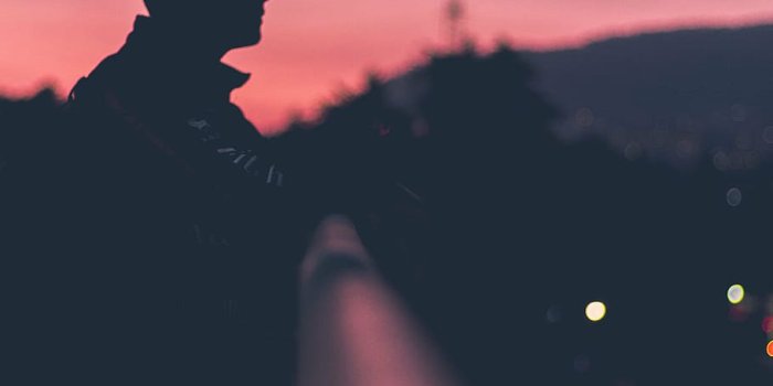 910x1365 HD wallpaper: man leaning of balcony fence, people, guy, standing