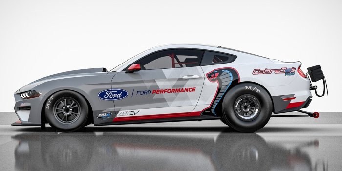 2048x1152 Ford Mustang Cobra Jet 1400 Prototype: Electric Dragster Makes