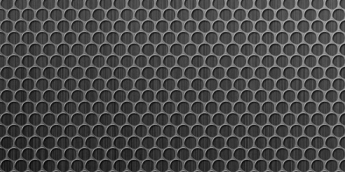 938x1668 Download wallpaper 938x1668 circles, dots, metal, background