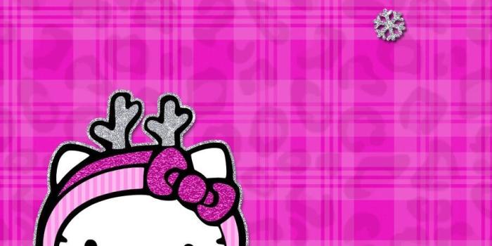 900x1600 Hello Kitty Sparkly Snowflake Wallpaper | Hello kitty wallpaper