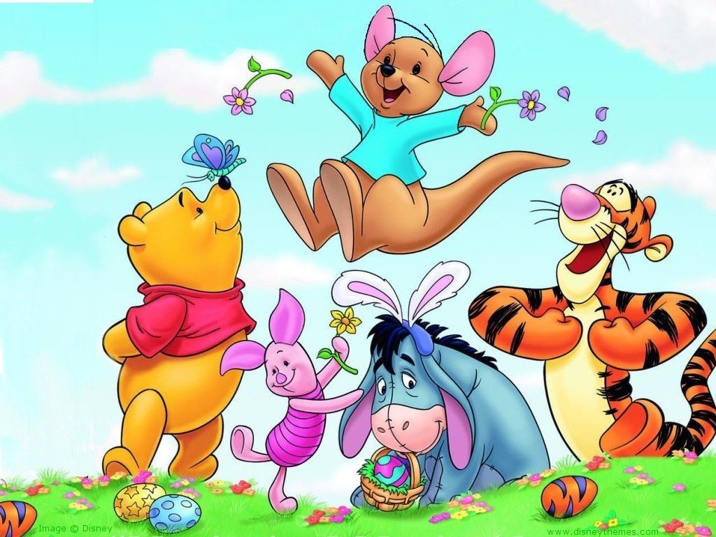 1024x768 Winnie The Pooh Easter | Winnie the pooh
