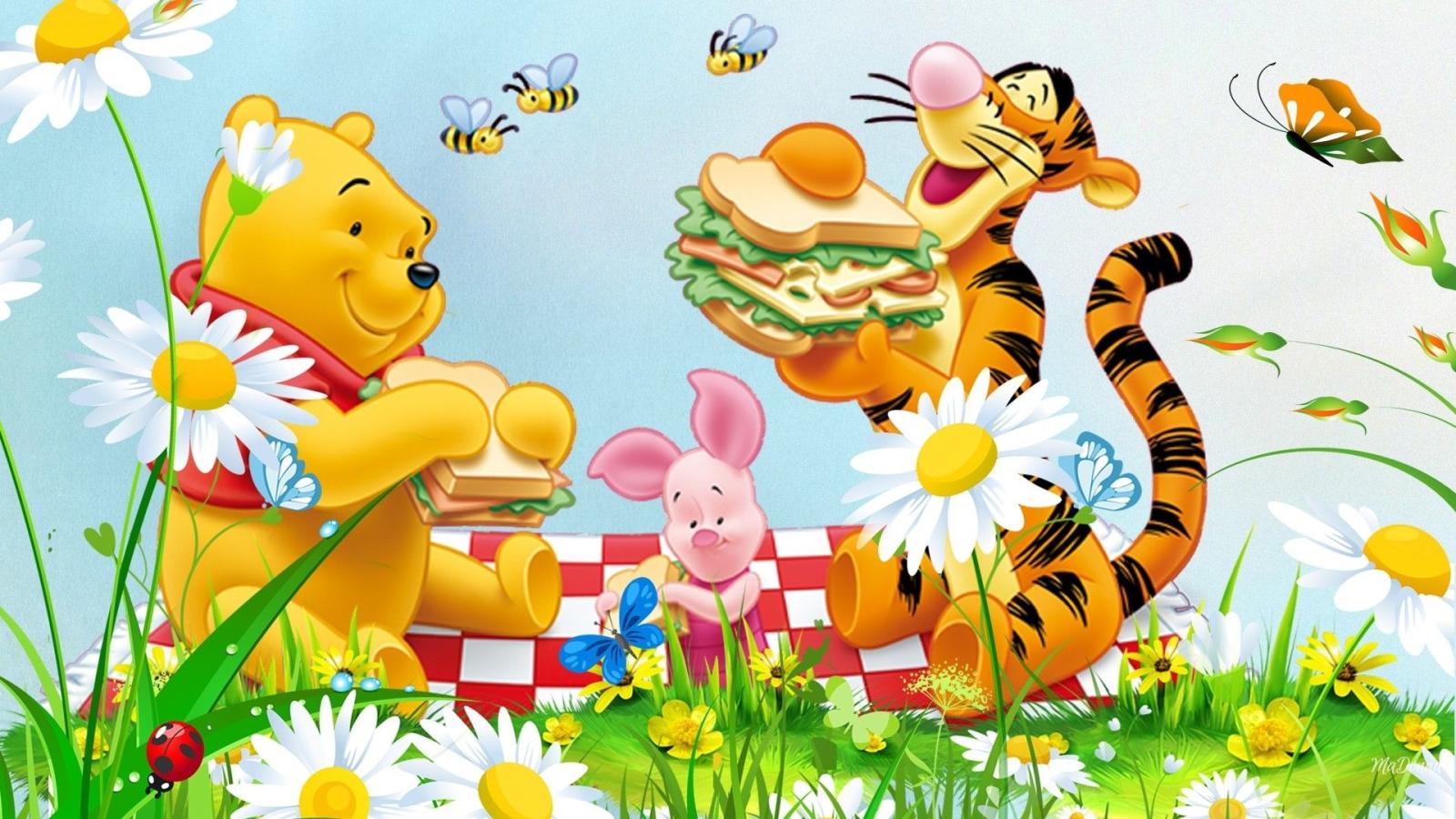 1920x1080 Best 64+ Winnie the Pooh and Tigger Wallpaper on HipWallpaper
