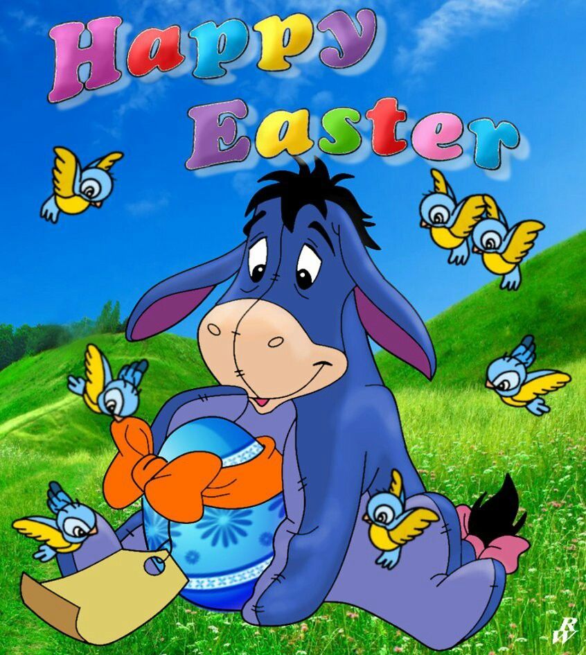 846x945 EASTER EEYORE | Winnie the pooh pictures, Eeyore pictures, Eeyore