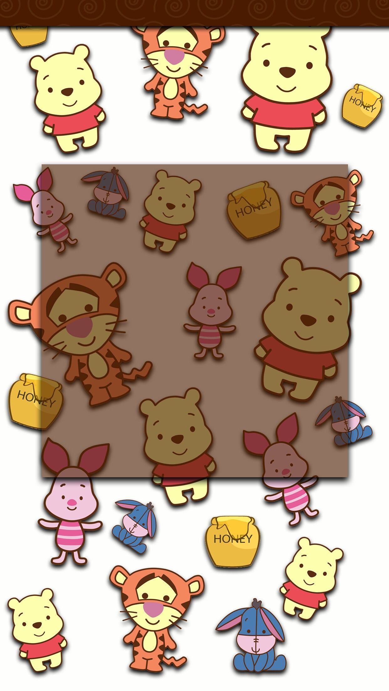 1242x2208 olivia mesa on dibujos | Pooh, Easter wallpaper