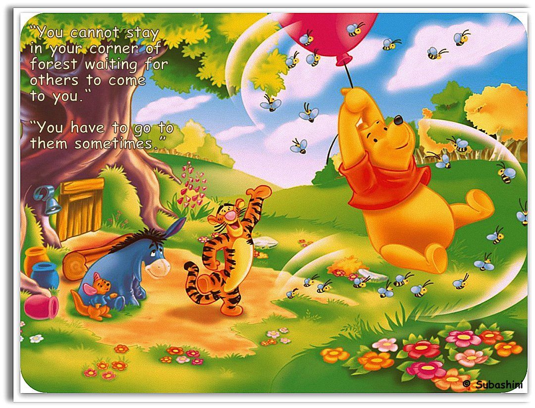 1080x824 Wallpapers Of Pooh Bear Group (63+)