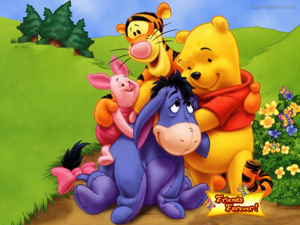1024x768 Kids-n-fun.com | Wallpaper Winnie the Pooh Winnie the Pooh