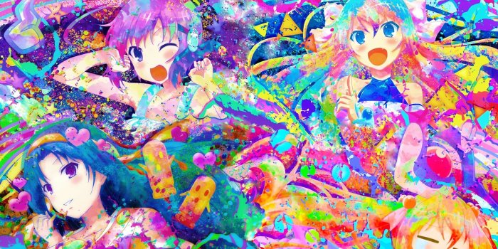 1920x1080 colorful, #anime, #anime girls, #Rokujouma no Shinryakusha, #open