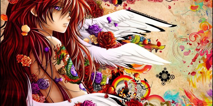 1920x1080 Girl Anime Tattoo #6924627