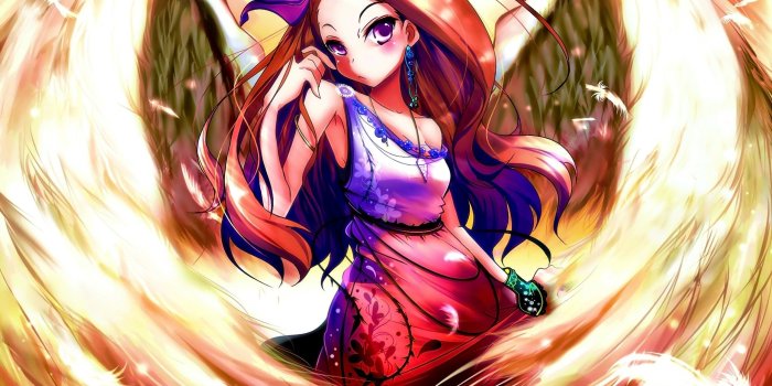 2560x1600 Anime Girls, Wings, Colorful, anime girls, wings, colorful