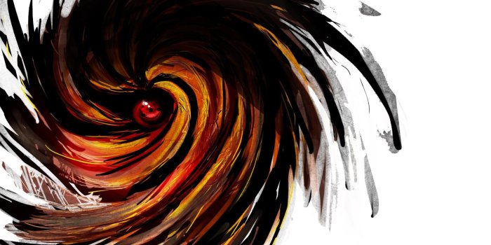 1920x1080 Multicolored spiral wallpaper, abstract painting, Eternal