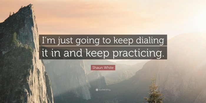 3840x2160 Shaun White Quote: “I'm just going to keep dialing it in and keep