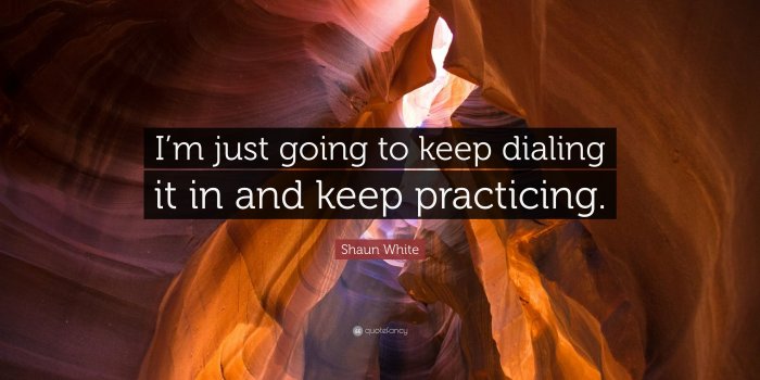 3840x2160 Shaun White Quote: “I'm just going to keep dialing it in and keep