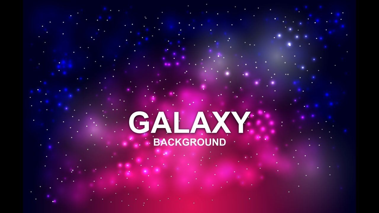 1280x720 How to create beautiful Galaxy background in Adobe illustrator