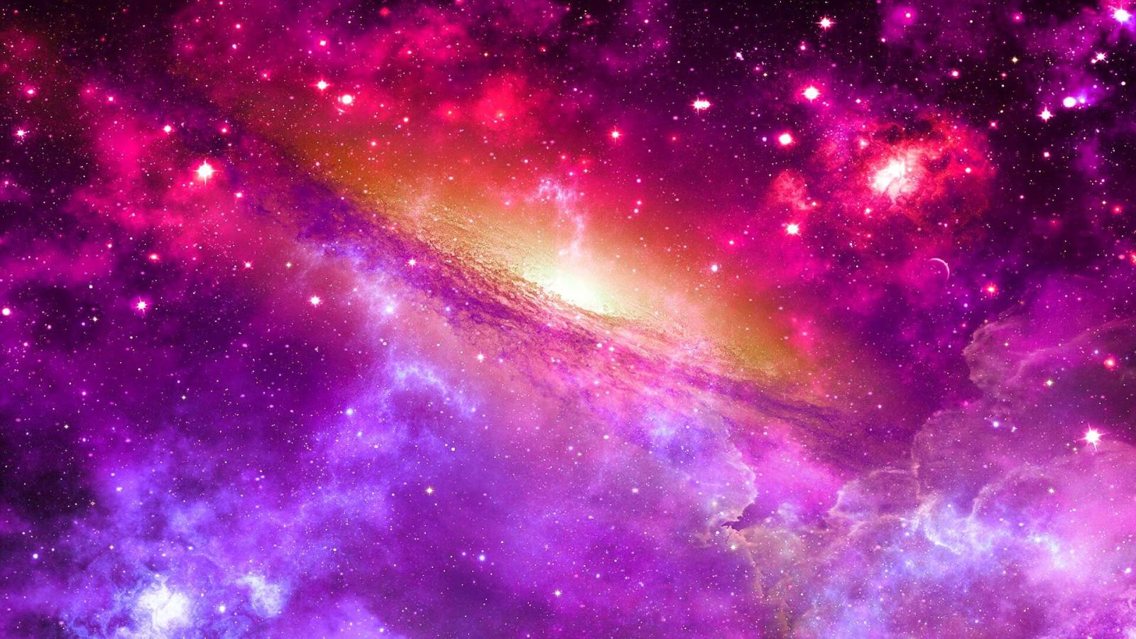 1920x1080 Purple and pink galaxy HD wallpaper | Wallpaper Flare