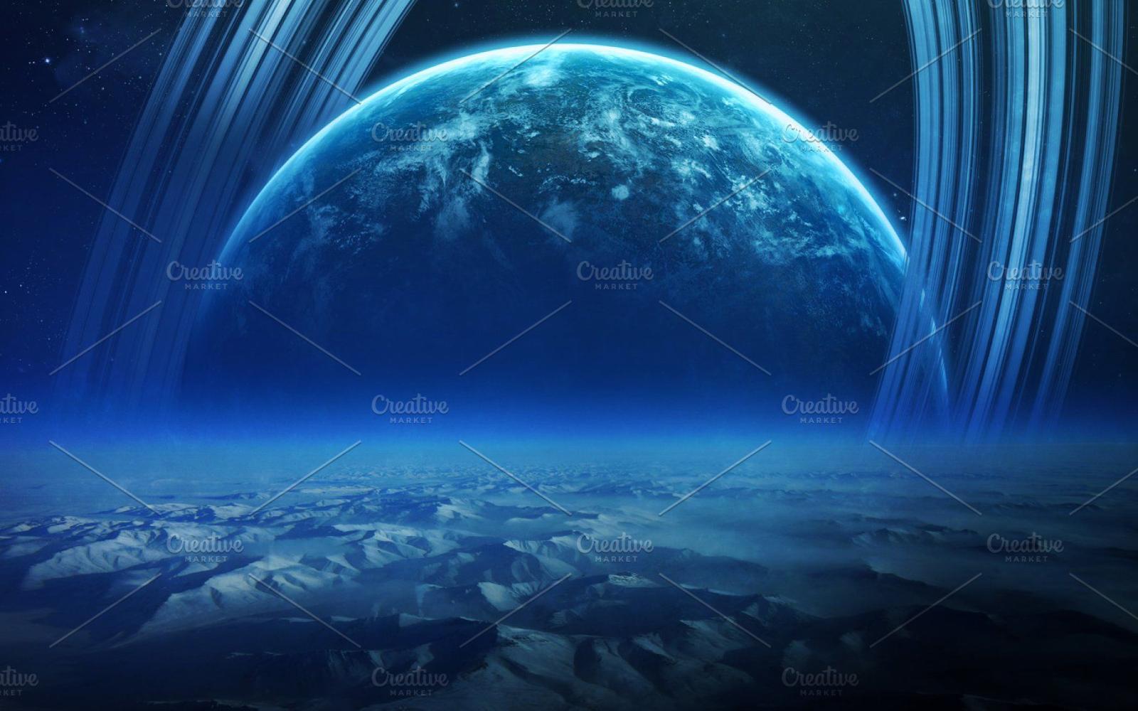 1820x1138 Deep space art. Nebulas, planets galaxies and stars in beautiful