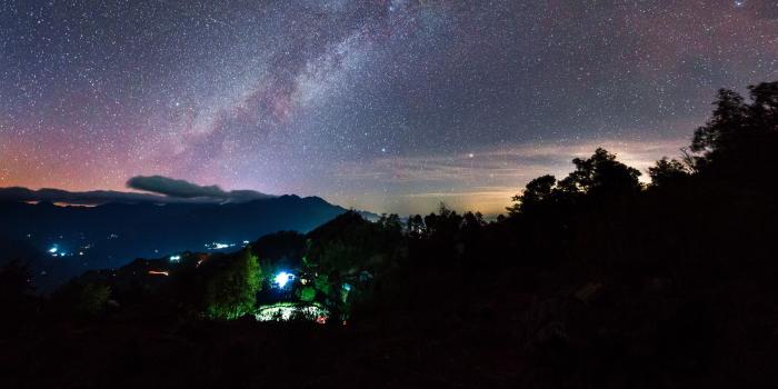 3840x2160 Download wallpaper 3840x2160 night, stars, landscape, milky way