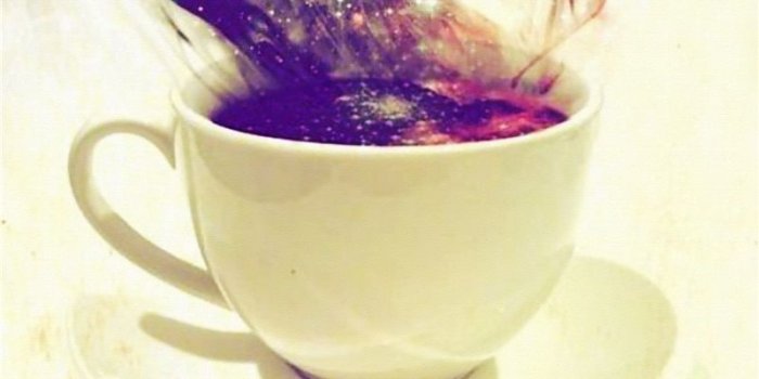 800x1200 Free Shipping Custom Outerspace Poster Galaxy In A cup of Coffee